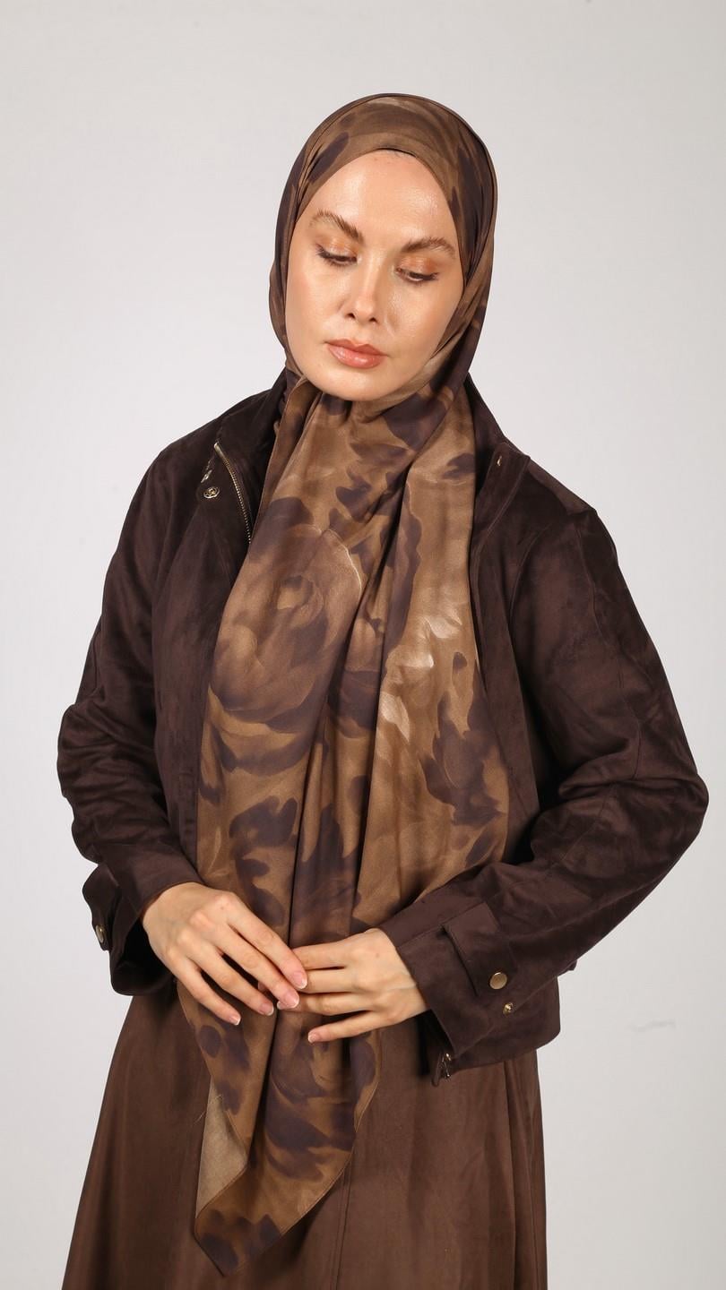PEONY DESEN ŞAL KİREMİT