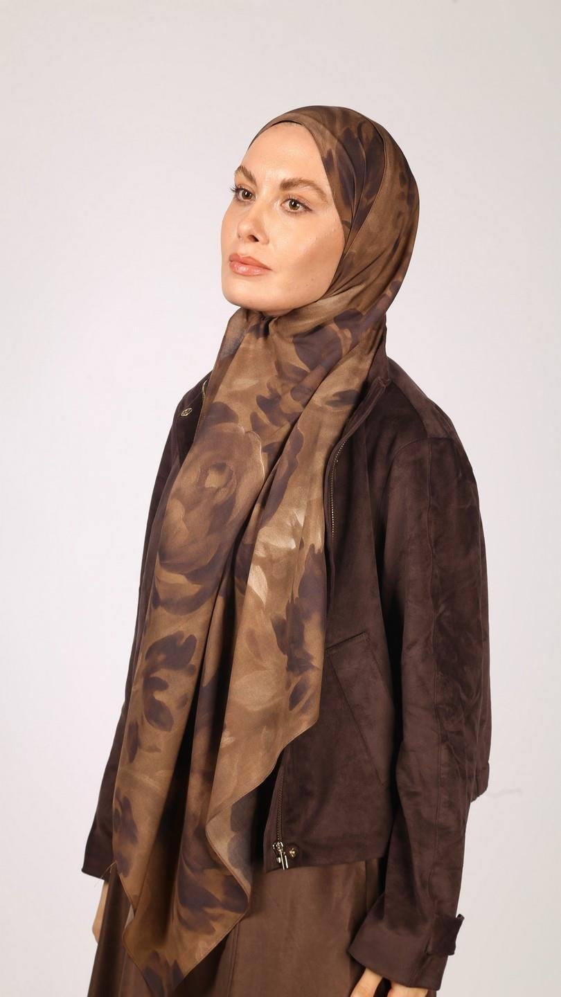 PEONY DESEN ŞAL KİREMİT
