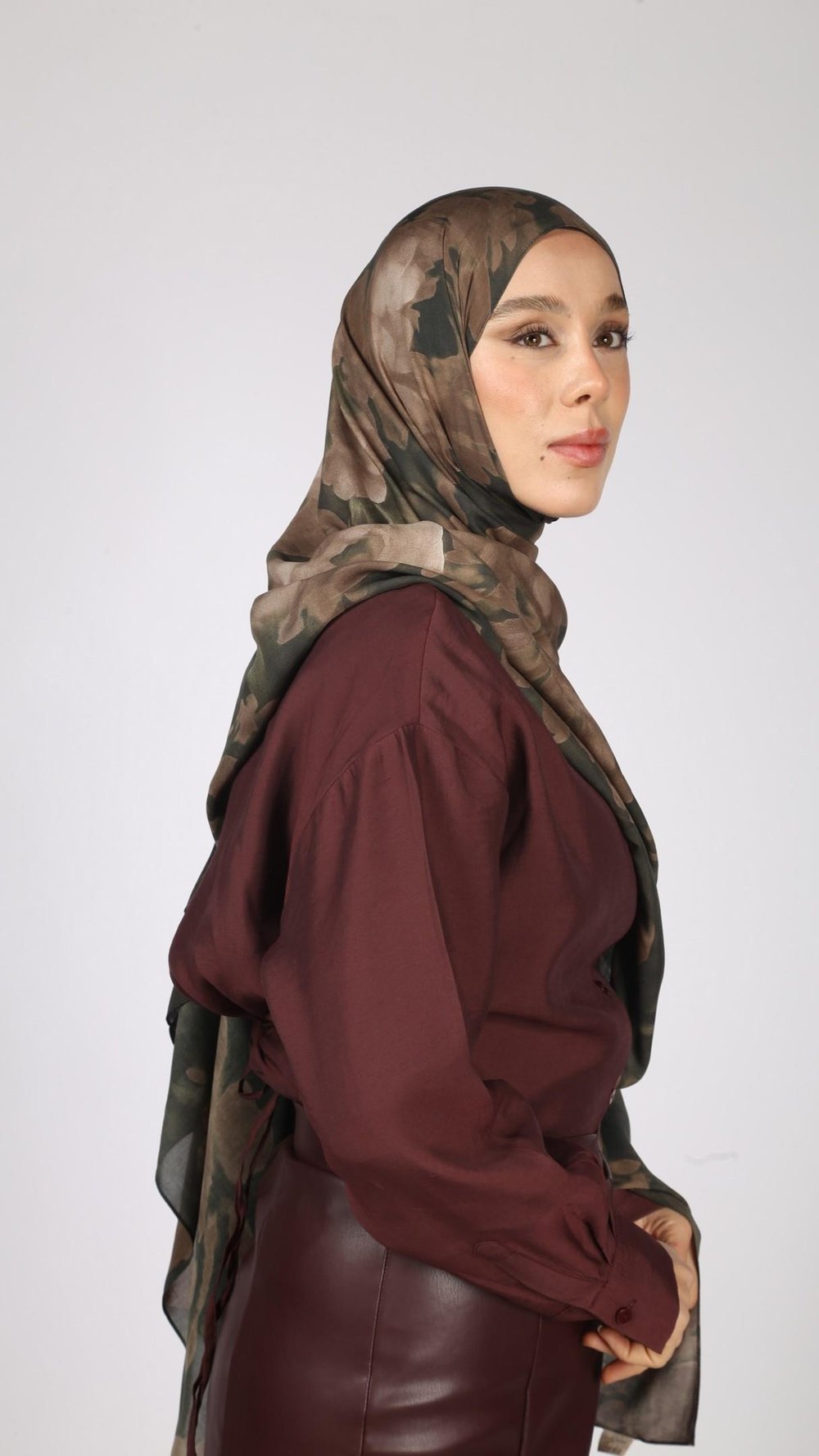 PEONY DESEN ŞAL YEŞİL
