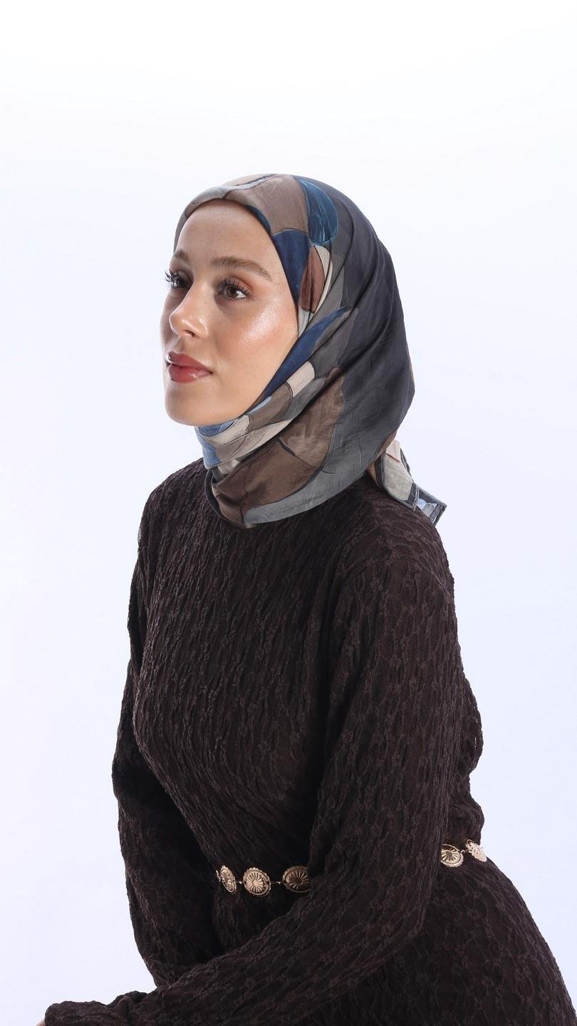 PETRA DESEN EŞARP SİYAH-8