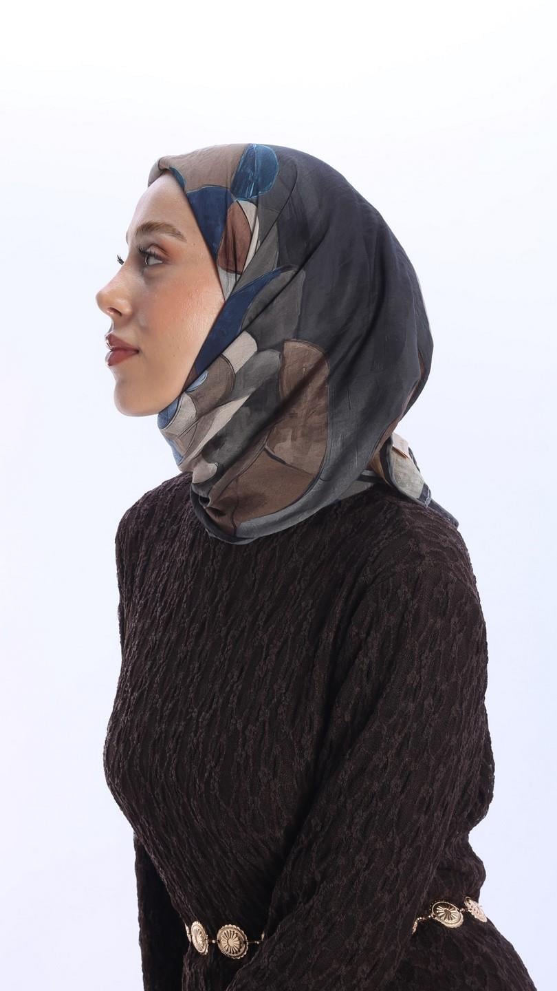 PETRA DESEN EŞARP SİYAH-8