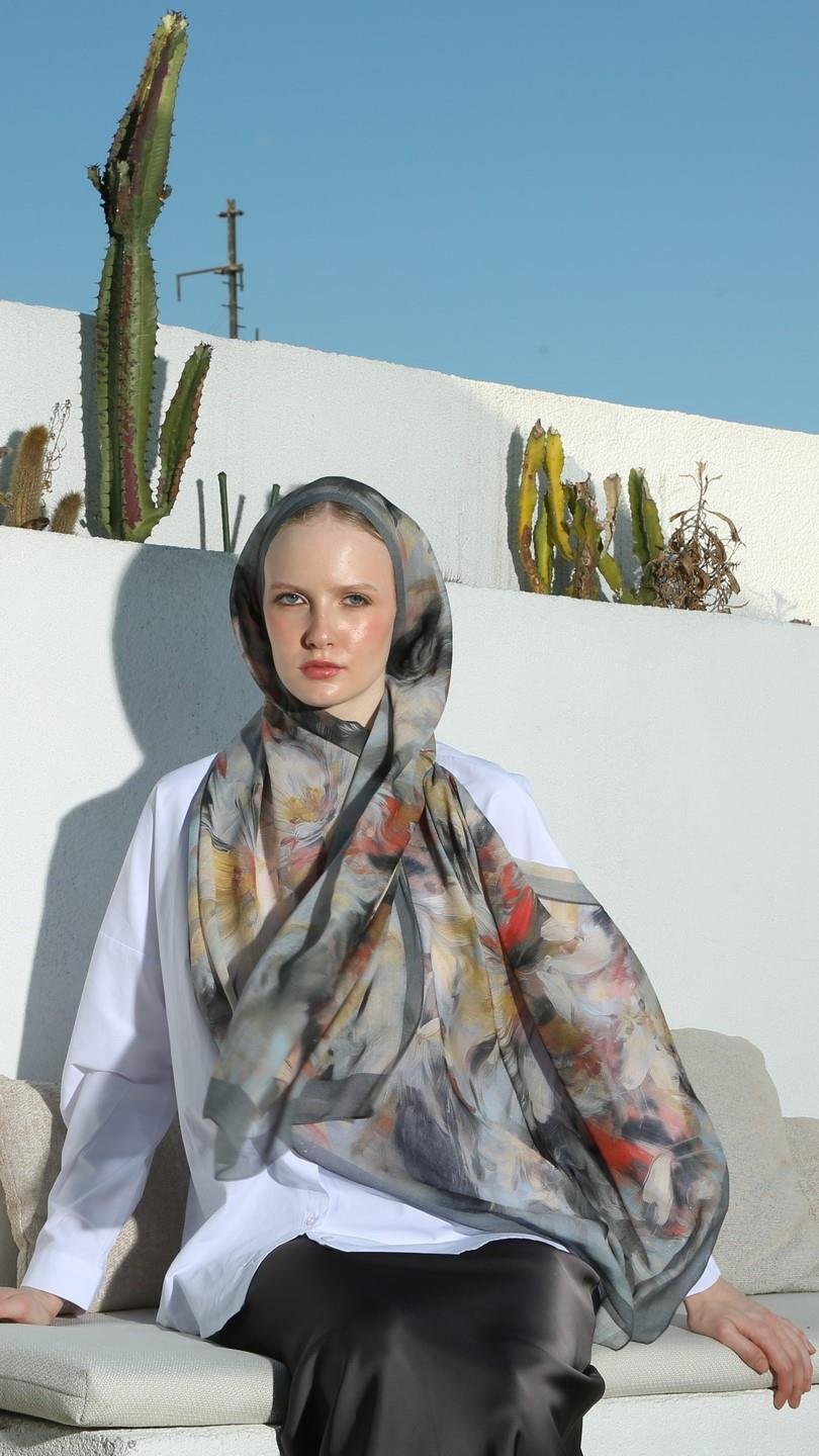 ROSELLE DESEN ŞAL ANTRASİT-6