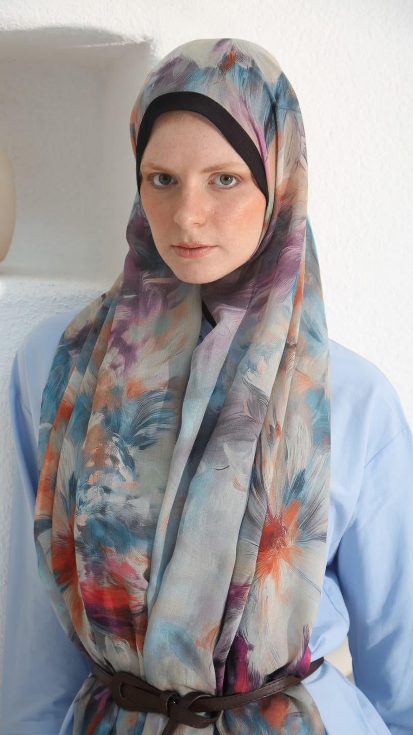 ROSELLE DESEN ŞAL SİYAH-8