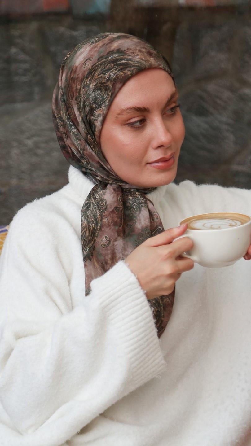 SAYE DESEN EŞARP YEŞİL