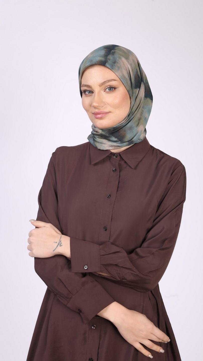 SERENA DESEN EŞARP MİNT YEŞİLİ