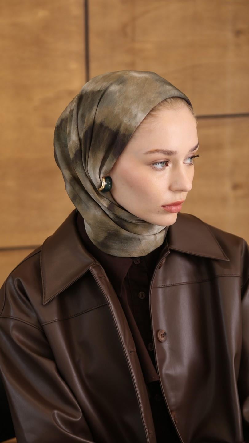 SERENA DESEN EŞARP YEŞİL