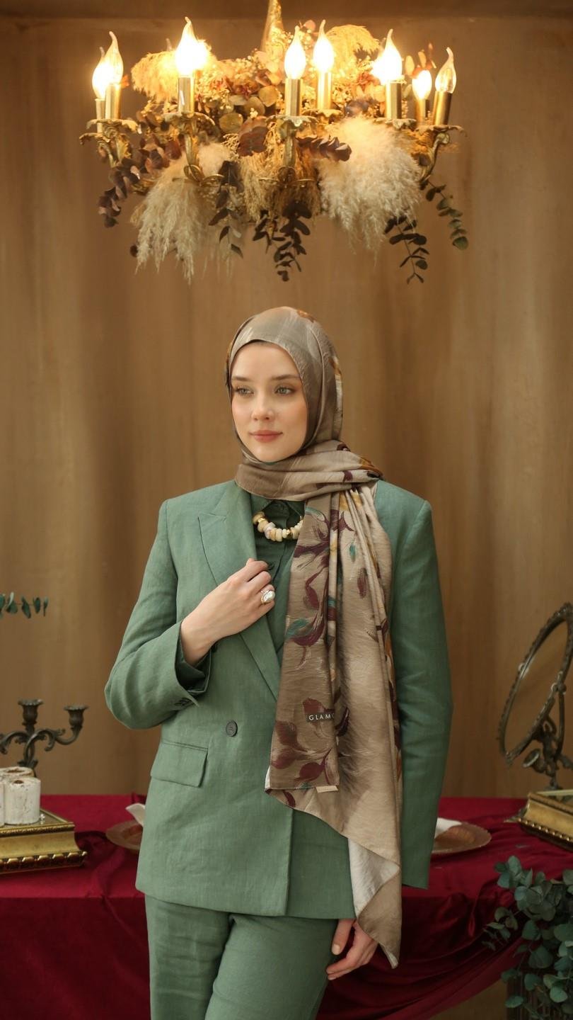SILVA DESEN ŞAL BEJ-3
