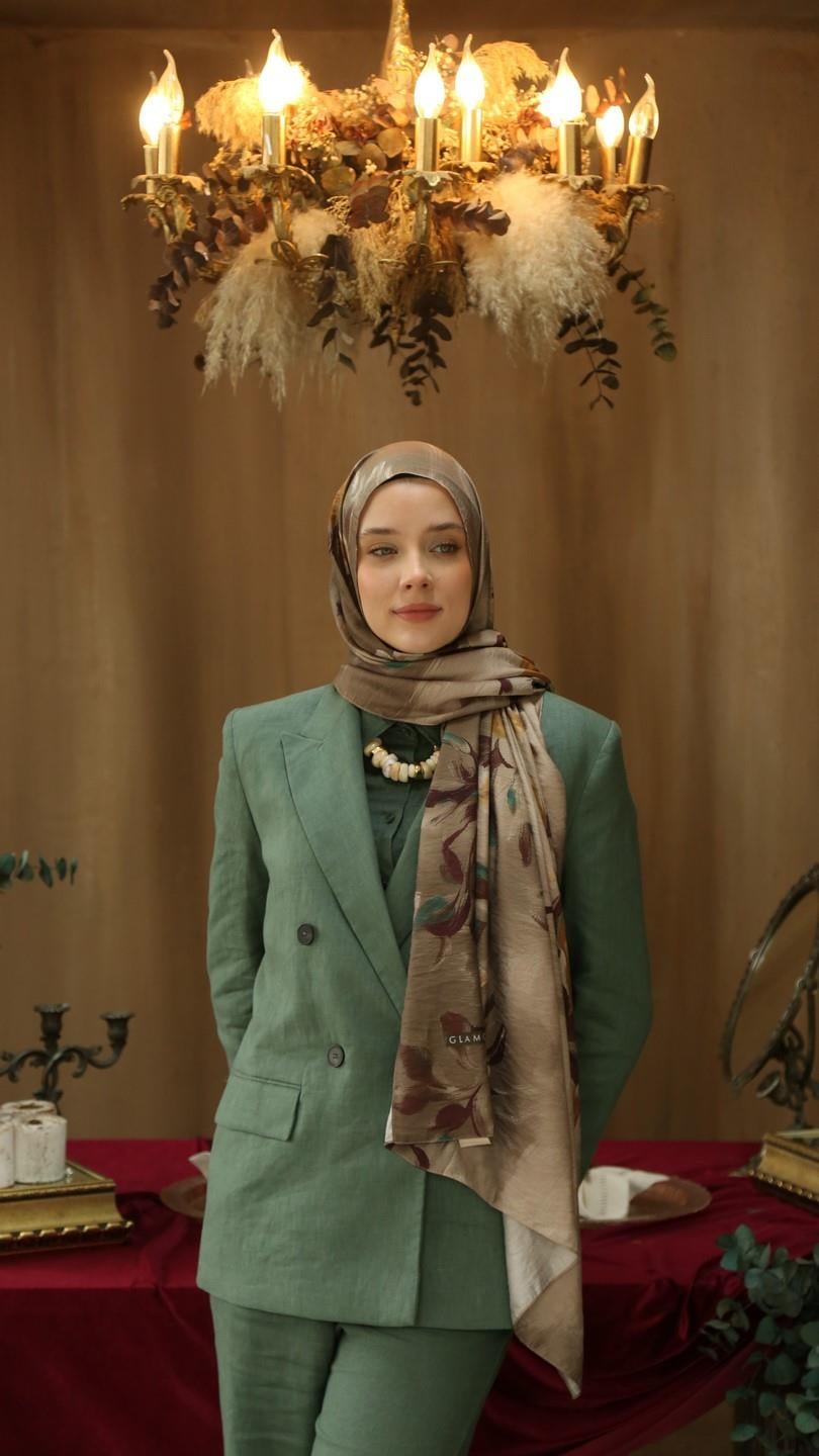 SILVA DESEN ŞAL BEJ-3