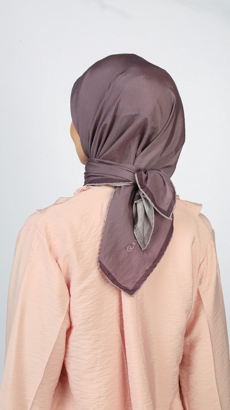 SOFT FRAME DESEN EŞARP LİLA