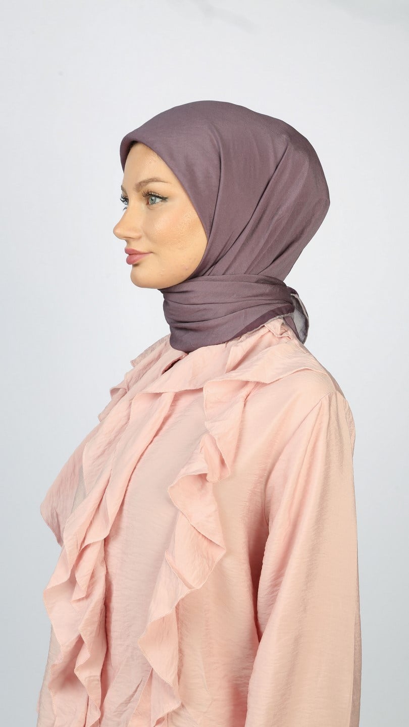 SOFT FRAME DESEN EŞARP LİLA