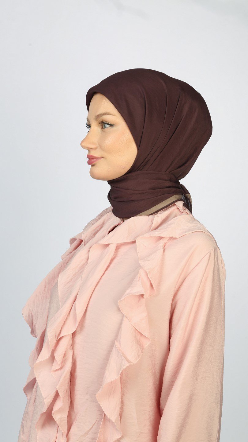 SOFT FRAME DESEN EŞARP MÜRDÜM