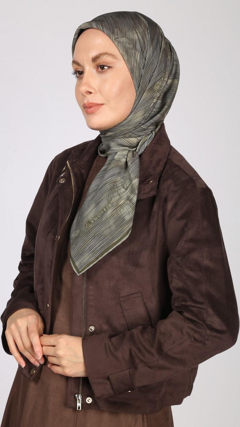 SOLARA DESEN EŞARP YEŞİL