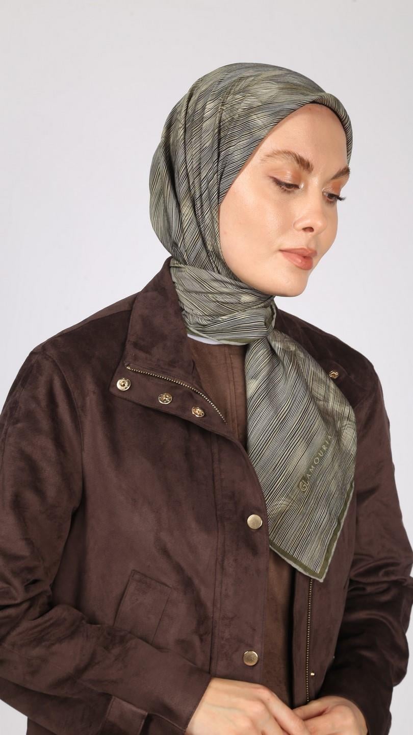 SOLARA DESEN EŞARP YEŞİL