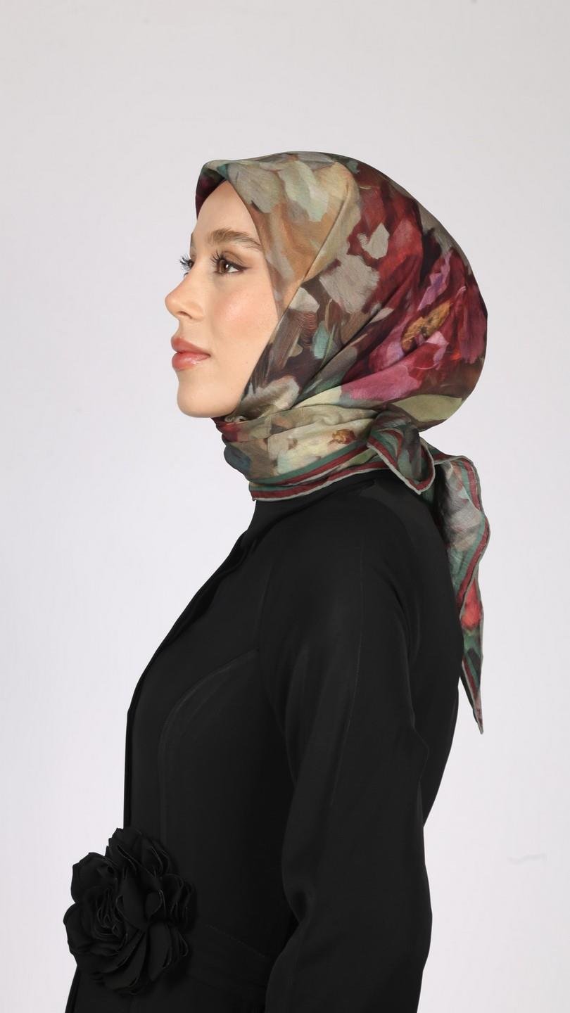 VELMORA DESEN EŞARP KOYU YEŞİL