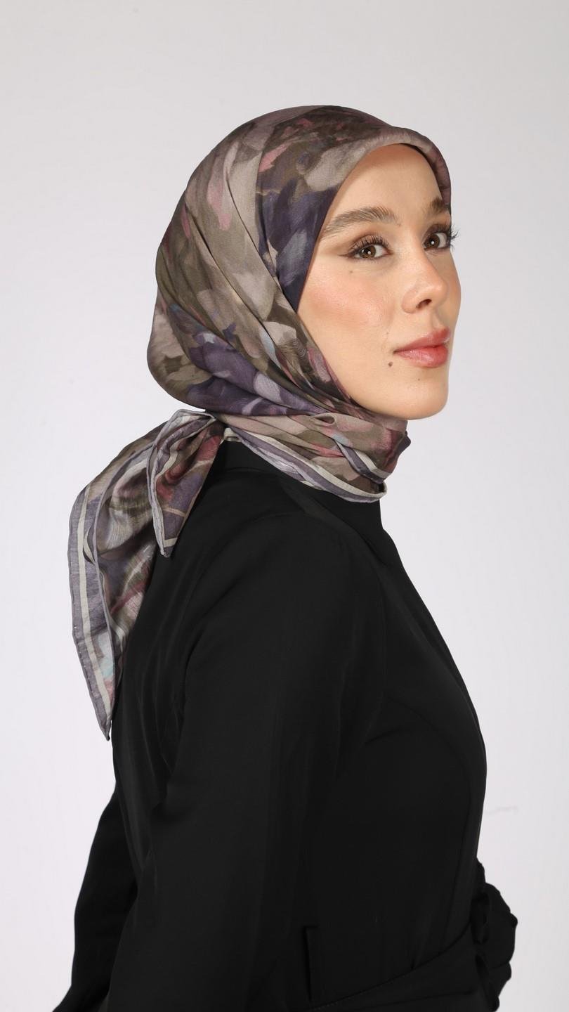 VELMORA DESEN EŞARP LİLA