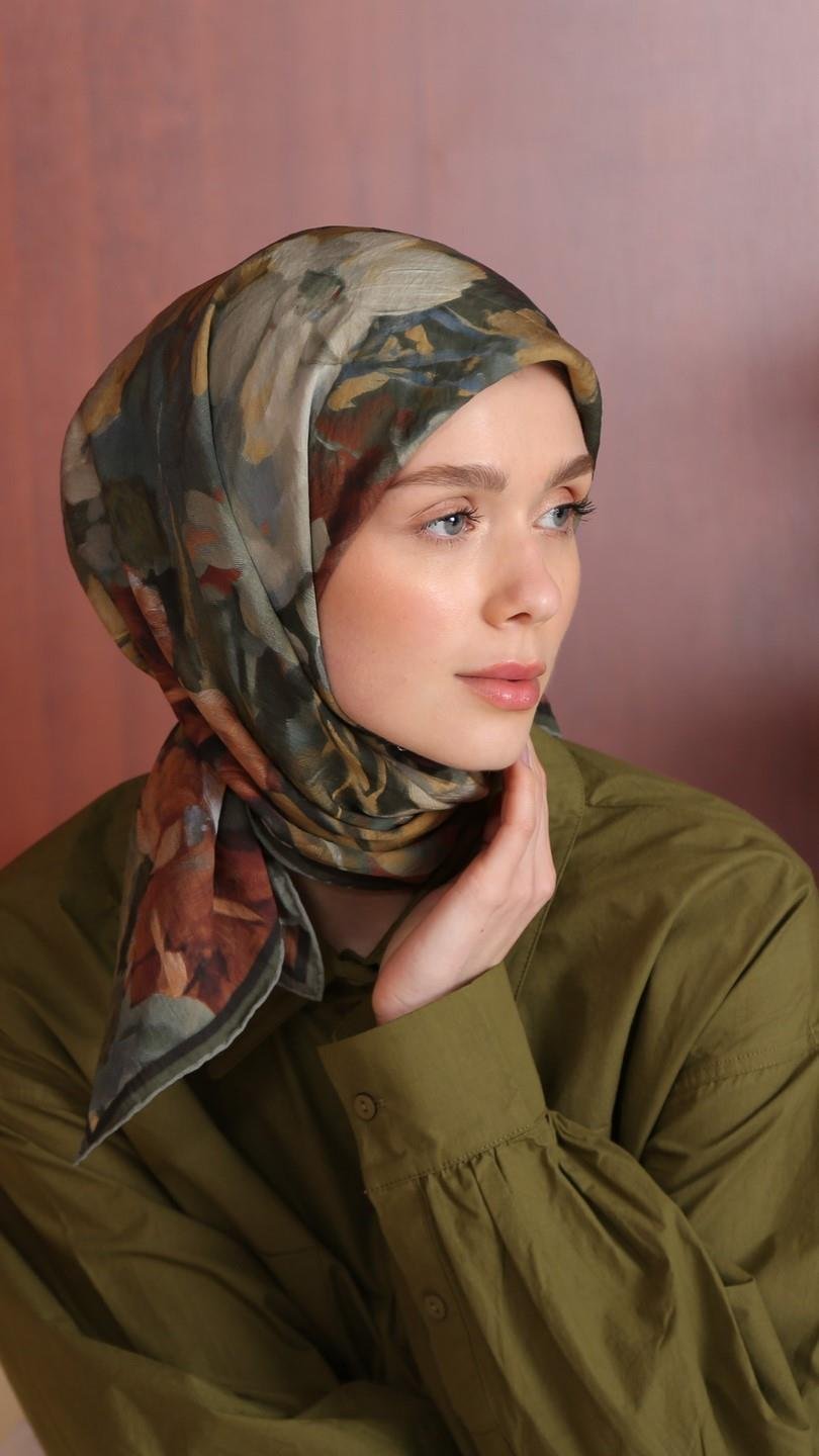 VELMORA DESEN EŞARP YEŞİL