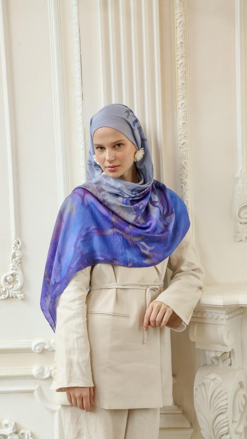 VESPERA DESEN ŞAL SAKS-2