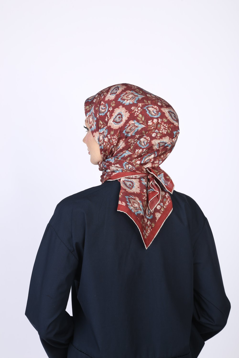 Vina Desen Eşarp Bordo