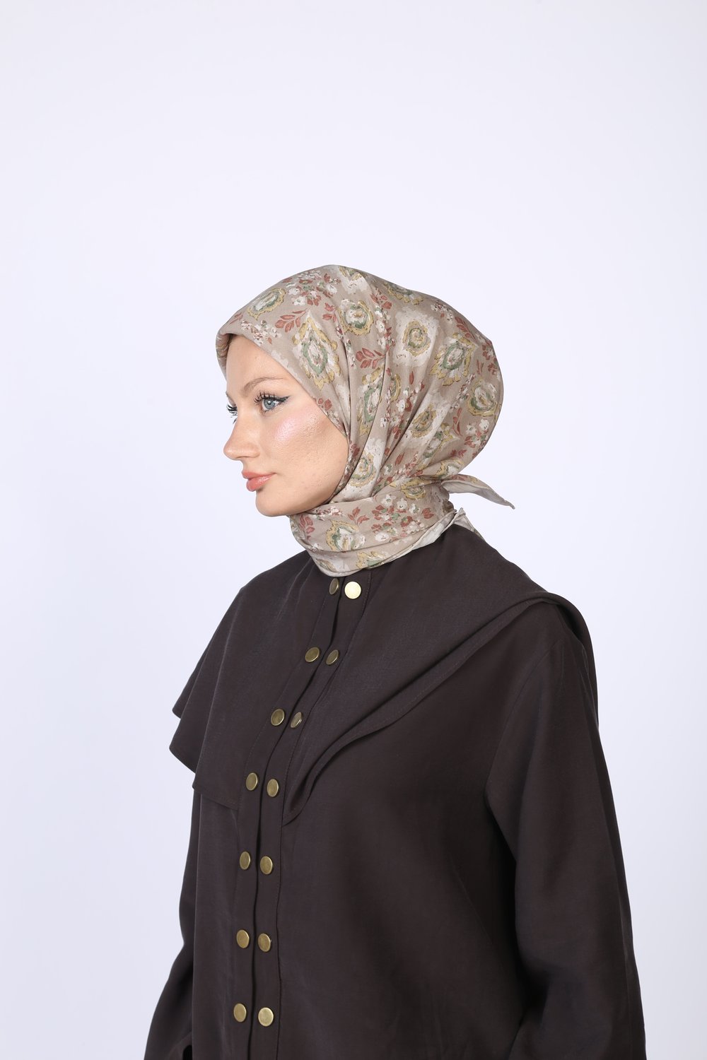 Vina Desen Eşarp Vizon