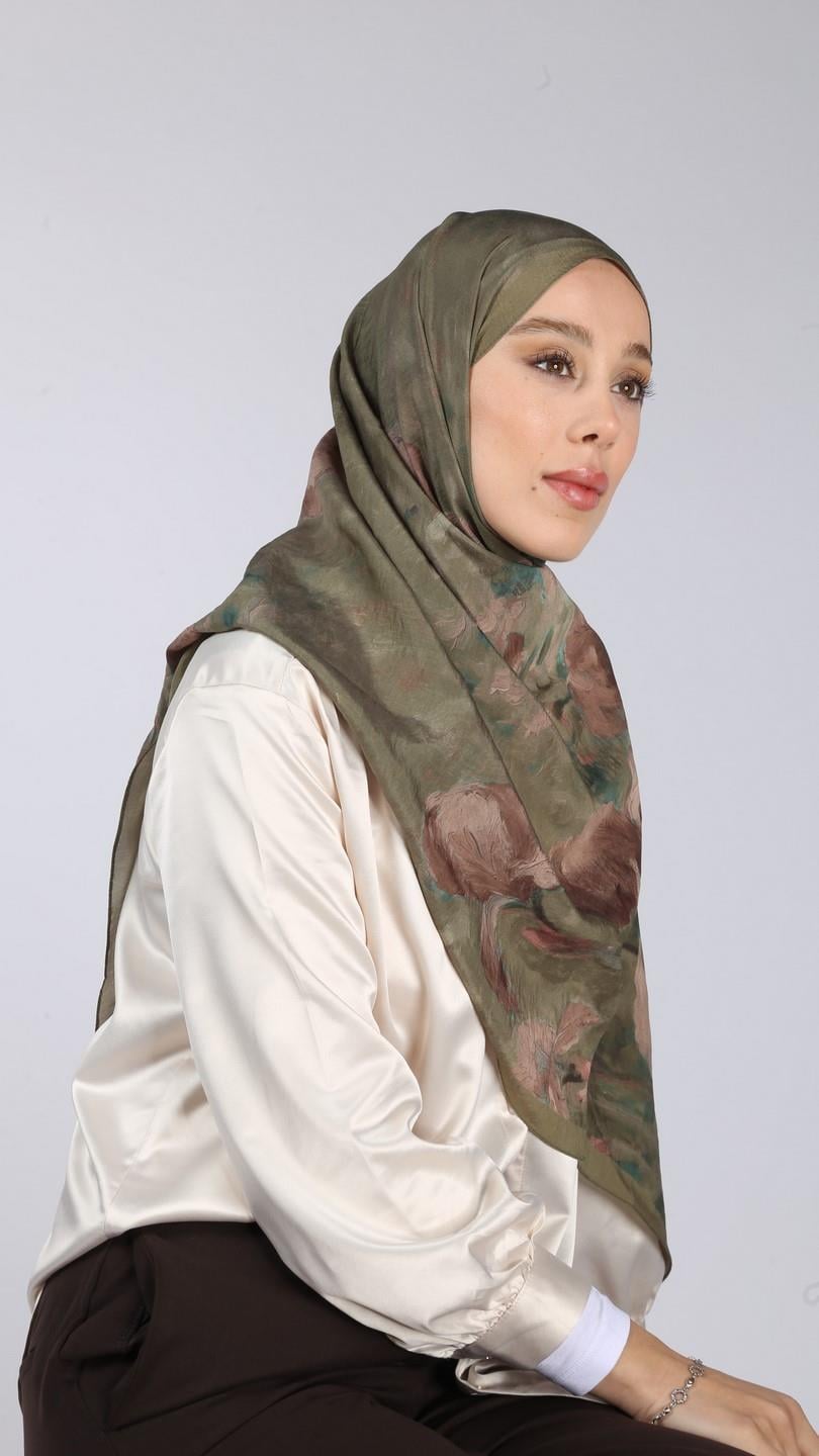 ZENA DESEN ŞAL YEŞİL