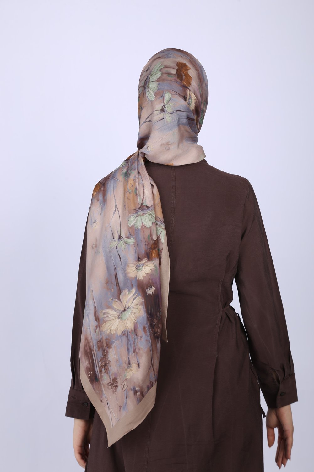 Wildflower Desen Şal-Bej