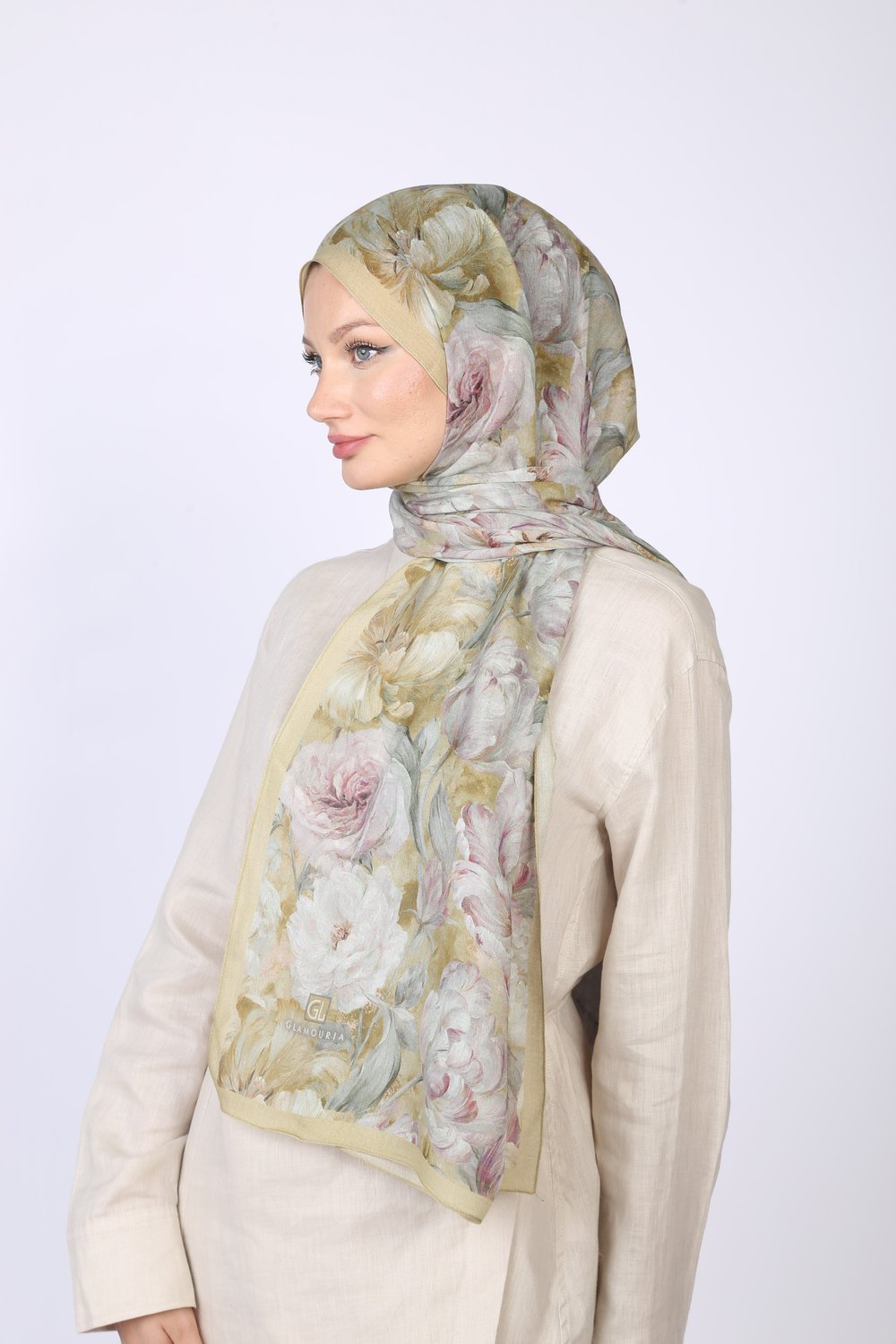 YUKA DESEN ŞAL-PASTEL SARI