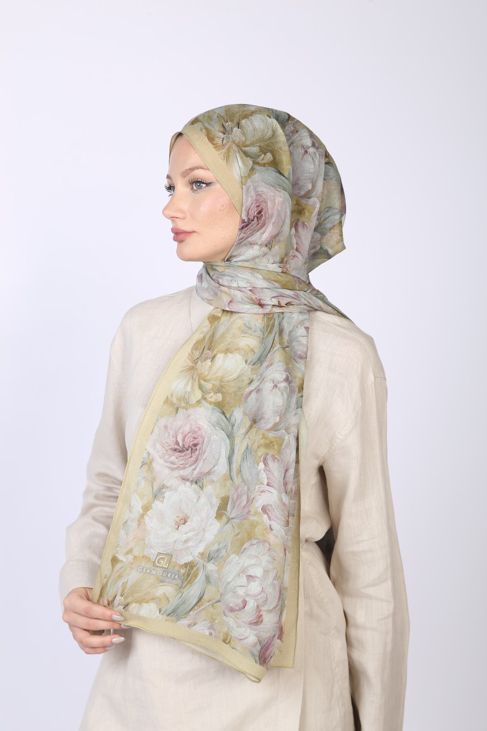YUKA DESEN ŞAL-PASTEL SARI