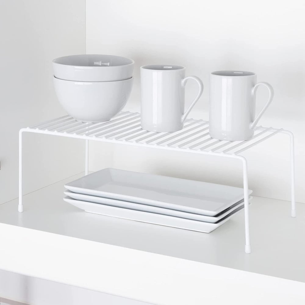 TEL ORGANİZER DOLAP DEPOLAMA RAFI 4'LÜ SET 22X40CM BEYAZ