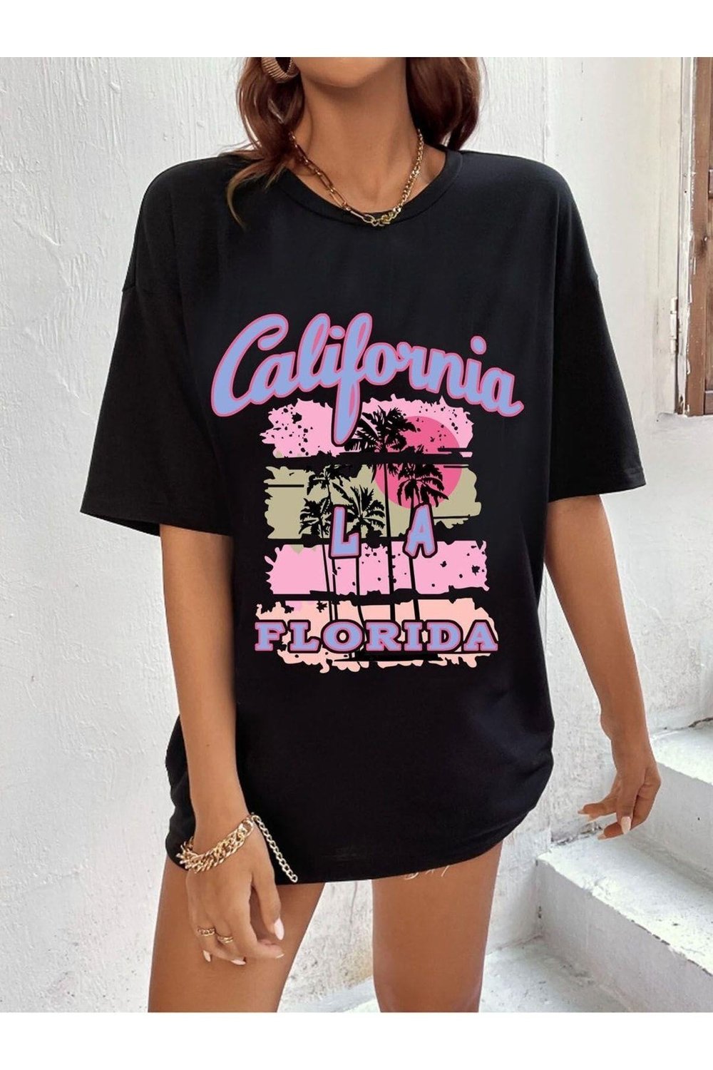 %100 Pamuk Süper Kalite Penye Oversize Baskılı T-shirt