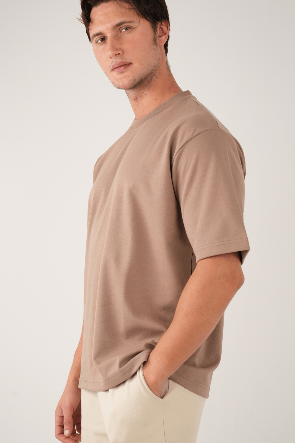 Bisiklet Yaka Vizon T-Shirt