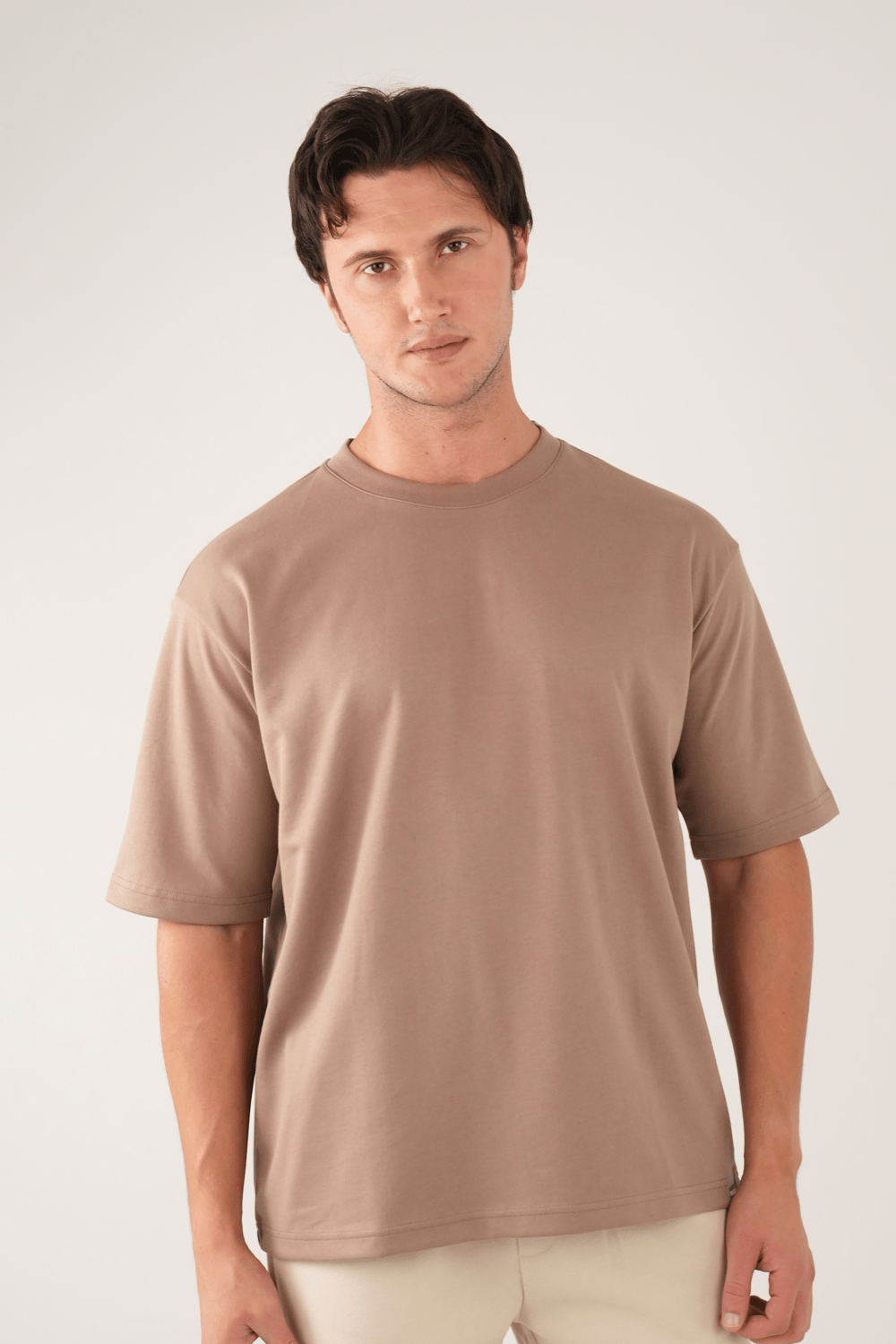 Bisiklet Yaka Vizon T-Shirt