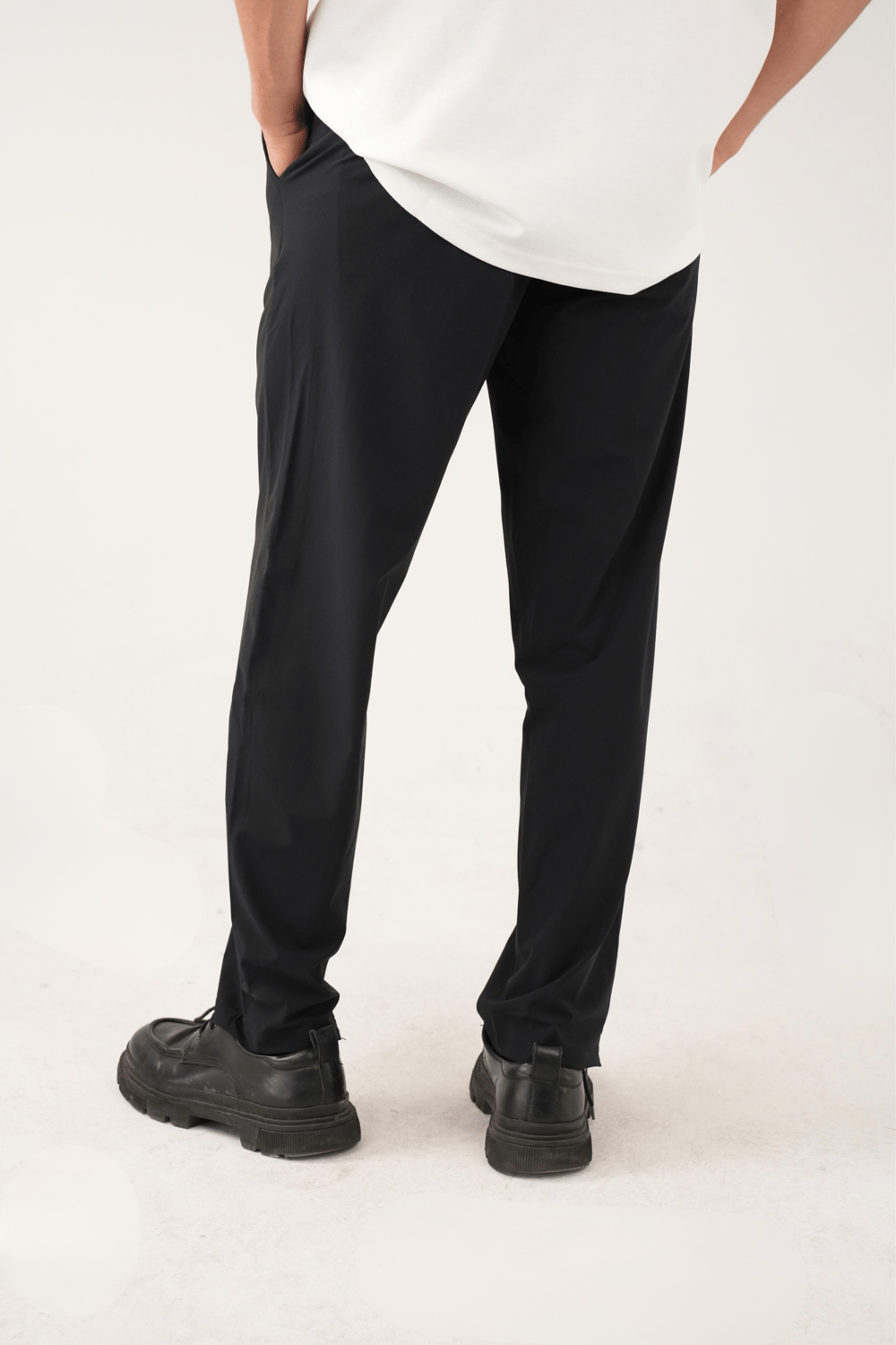 Lacivert Stretch Relaxed Fit Pantolon