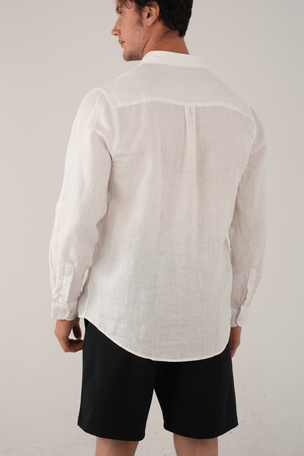 Lacivert Stretch Relaxed Fit Şort