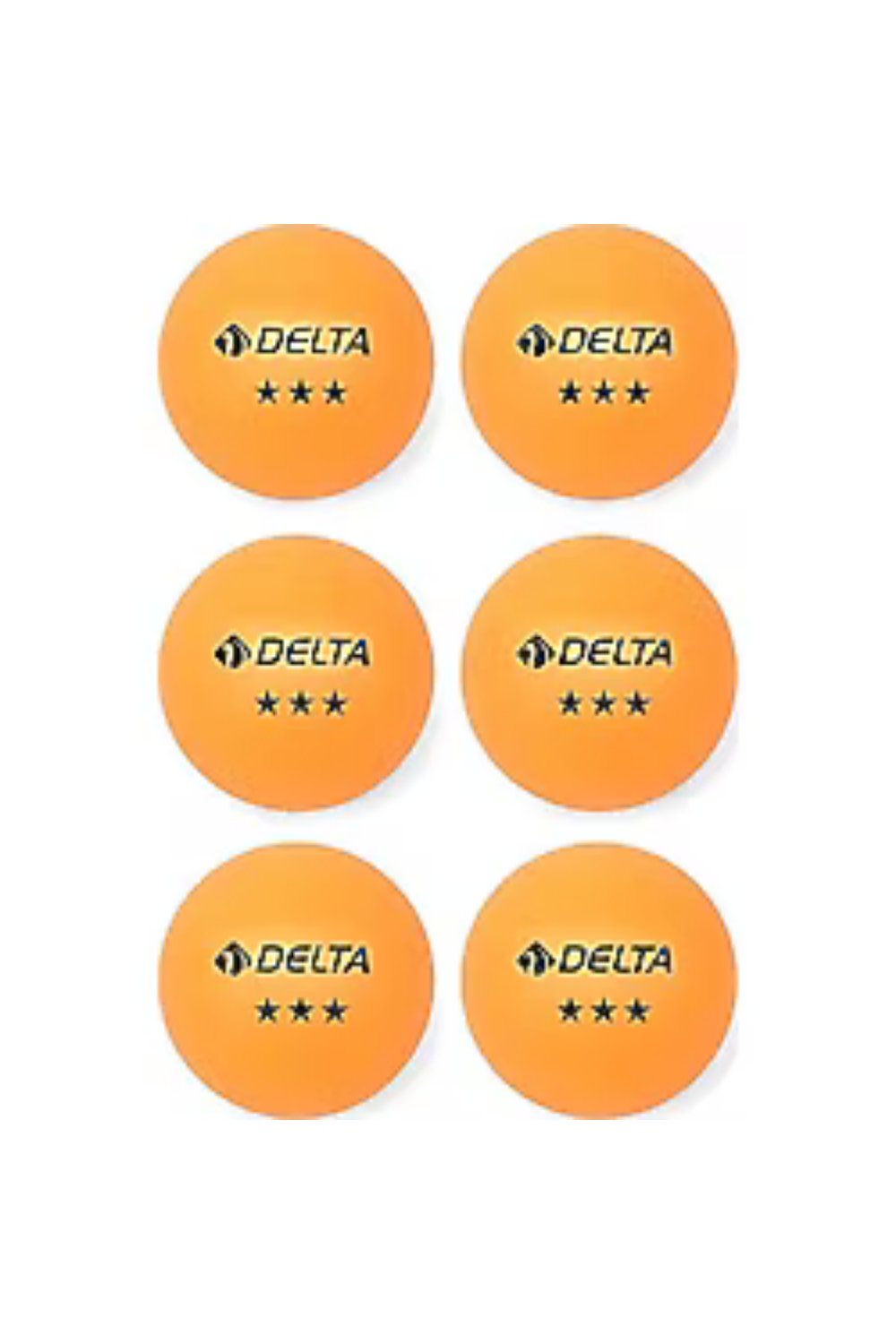 Delta 6'lı Masa Tenisi Topu Turuncu