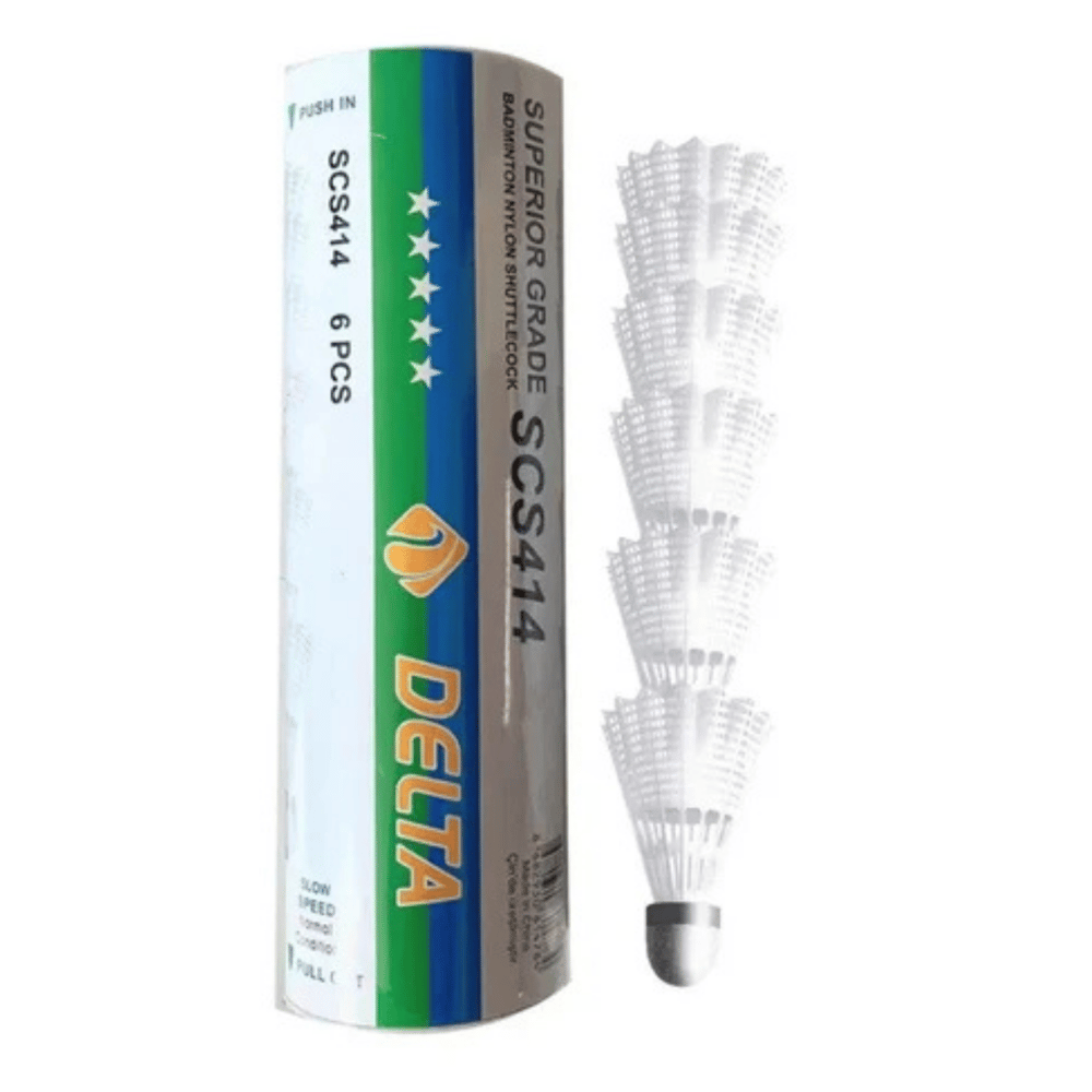 Delta Badminton Topu Scs 414 Mantar Başlı 6'lı Dengeli Hız