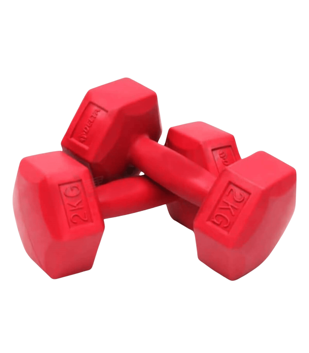 Delta RDC452 2 kg Kırmızı Dambıl Çiftli