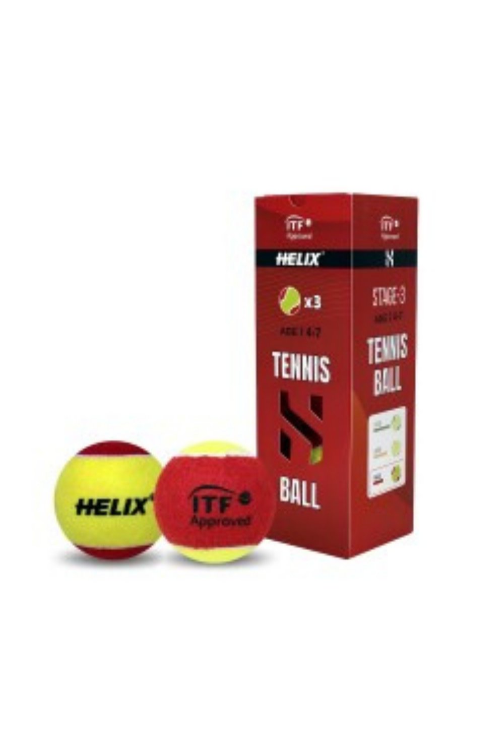 Helix Tenis Topu 4-7 yaş 3'lü HT-300  TTF&ITF Onaylı