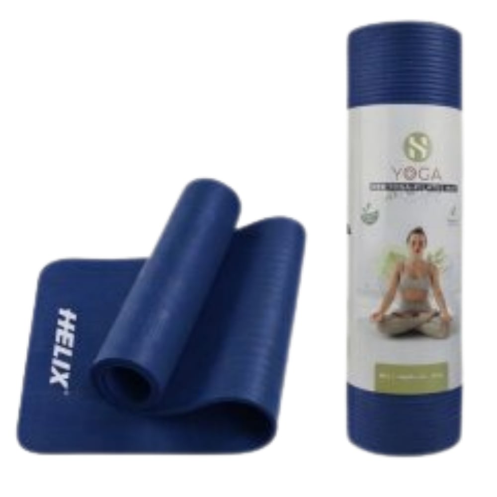 Helix Yoga Pilates Matı NBR 10mm Lacivert