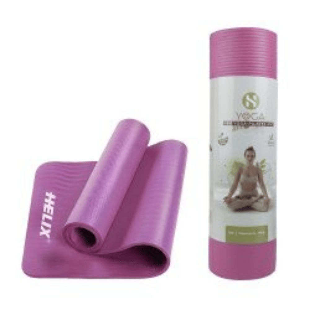 Helix Yoga Pilates Matı NBR 10mm Pembe