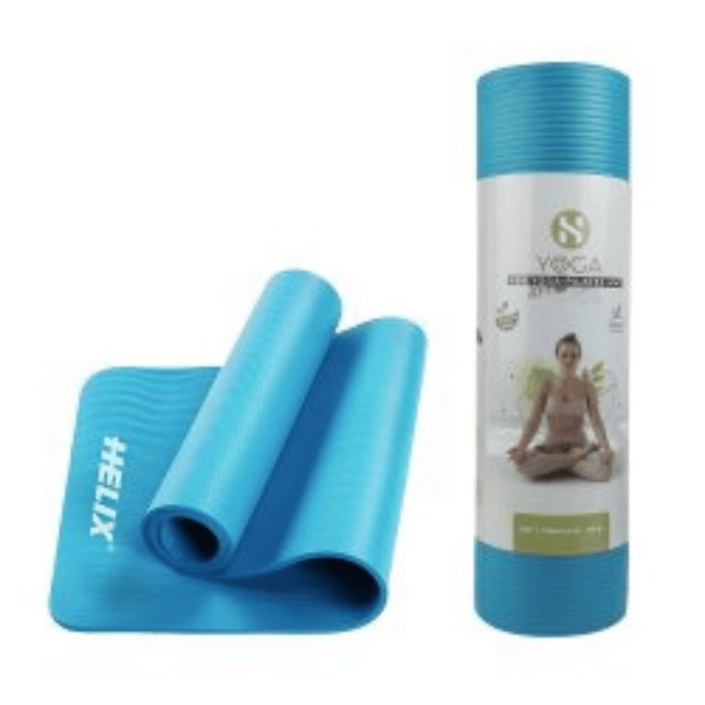 Helix Yoga Pilates Matı NBR 10mm Turkuaz