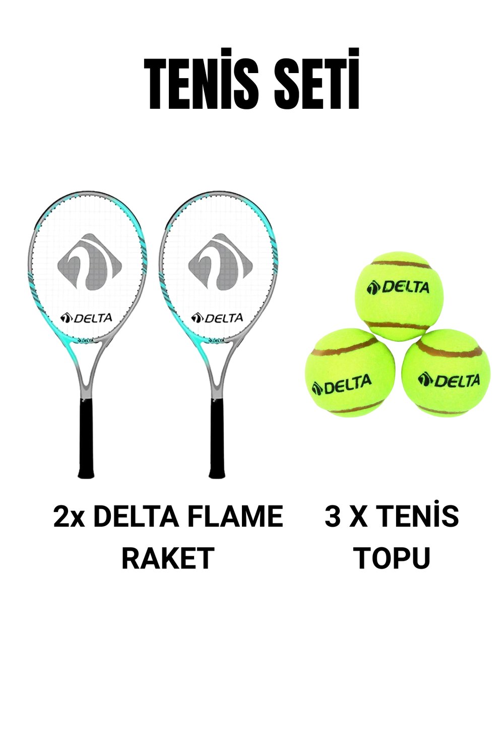 DELTA FLAME TENİS SETİ