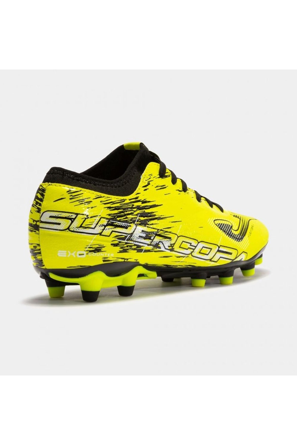 JOMA SUPERCOPA 2301 BLACK LEMON FLUOR FIRM GROUND Krampon ve Halı Saha Ayakkabısı