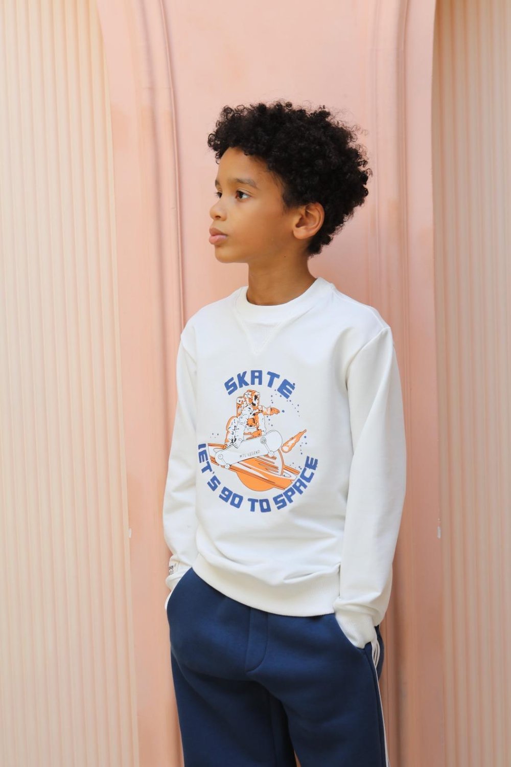 BASKI DETAY ERKEK SWEATSHIRT