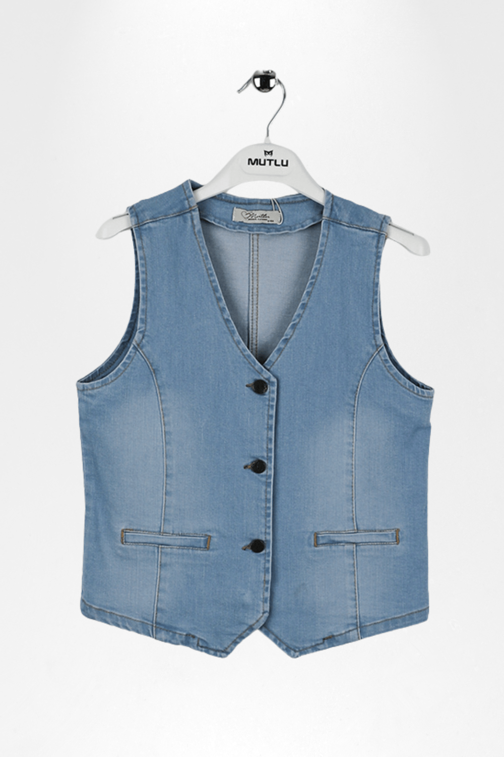 DENİM KIZ YELEK