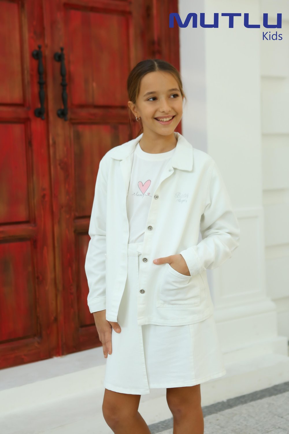 ETEK CEKET GABARDİN KIZ TAKIM