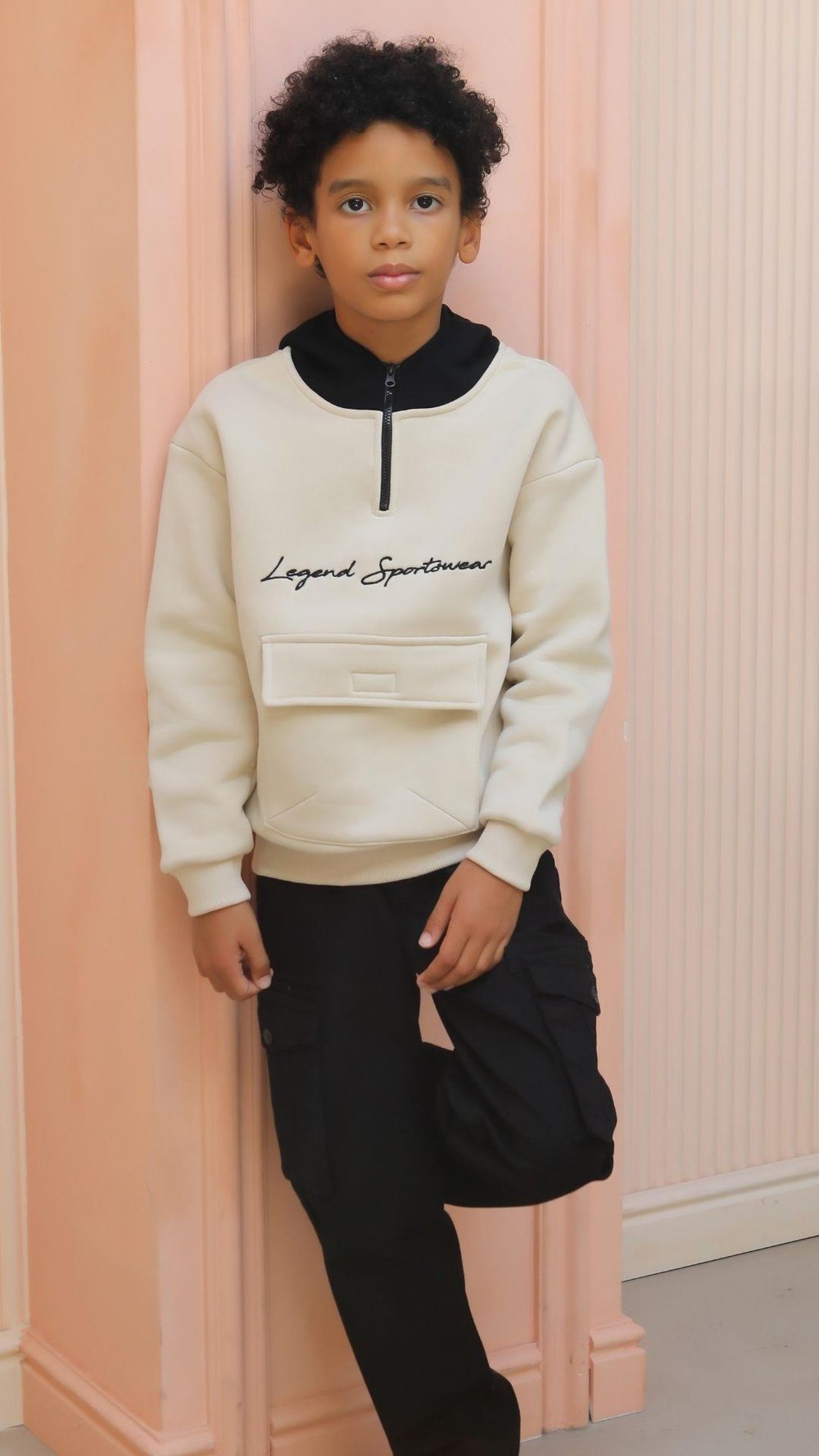 GARNİ ŞAPKALI ERKEK SWEAT