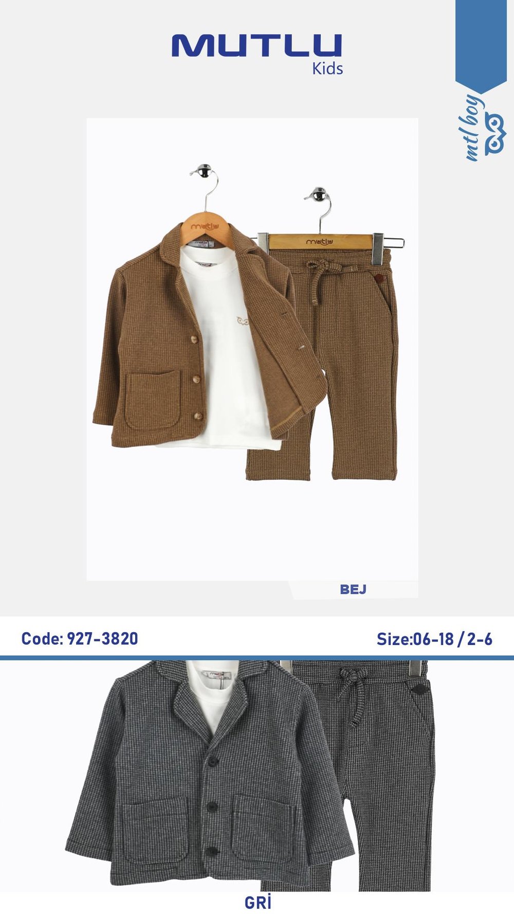 KAZAYAĞI DESENLİ ERKEK TAKIM