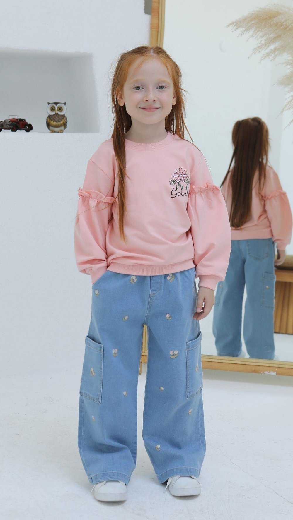 KOL FIRFIRLI KIZ SWEATSHIRT