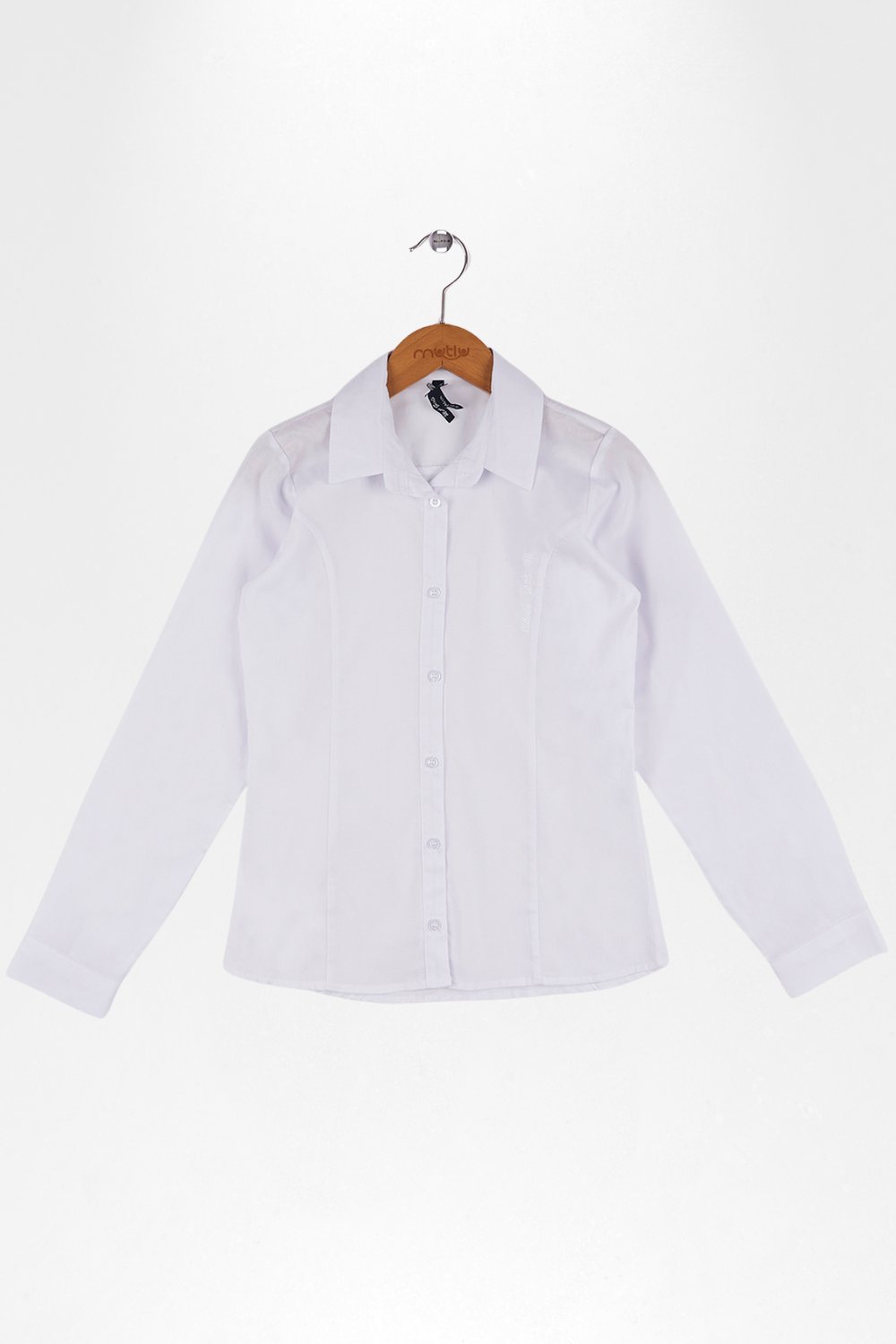 KUPLU NAKIŞLI  KIZ OKUL GÖMLEK