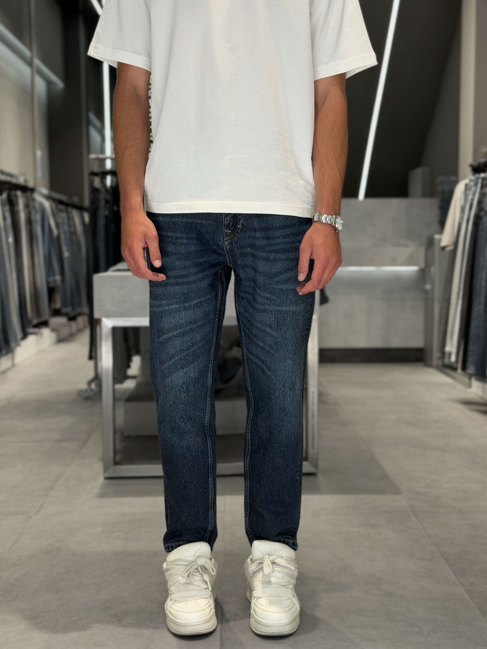 KOYU MAVİ BOYFRIEND PANTOLON 5207